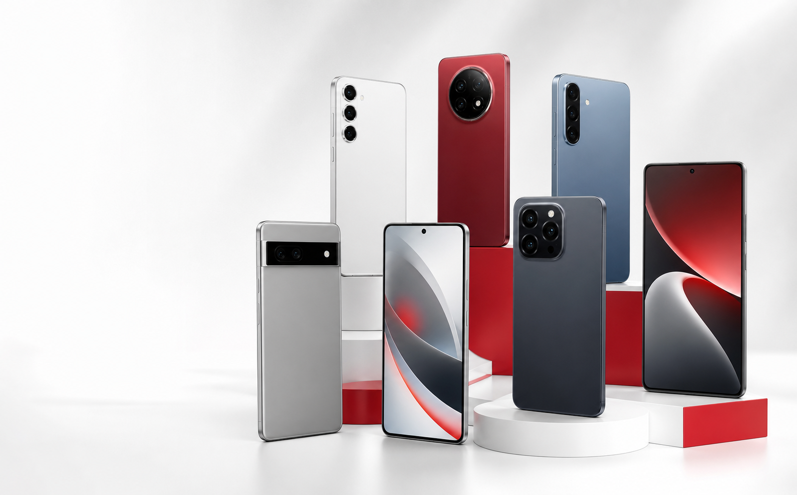 Original Phonlelo illustration showing a quality-checked phone and tablet lineup