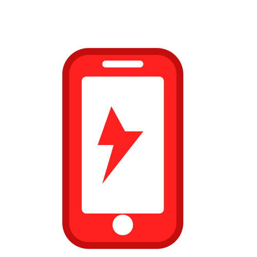 Accessories charging phone logo